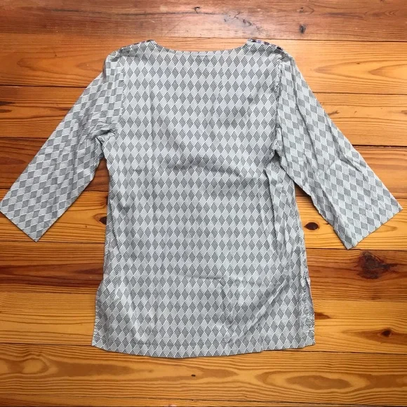 Dana Bachman Purple Embroidered Tunic Top, EUC, L - Picture 13 of 15